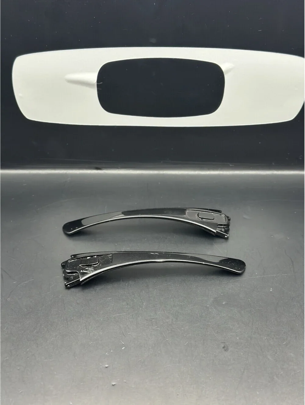Oakley Hijinx Bruce Irons Polished Black OEM Replacement Arms
